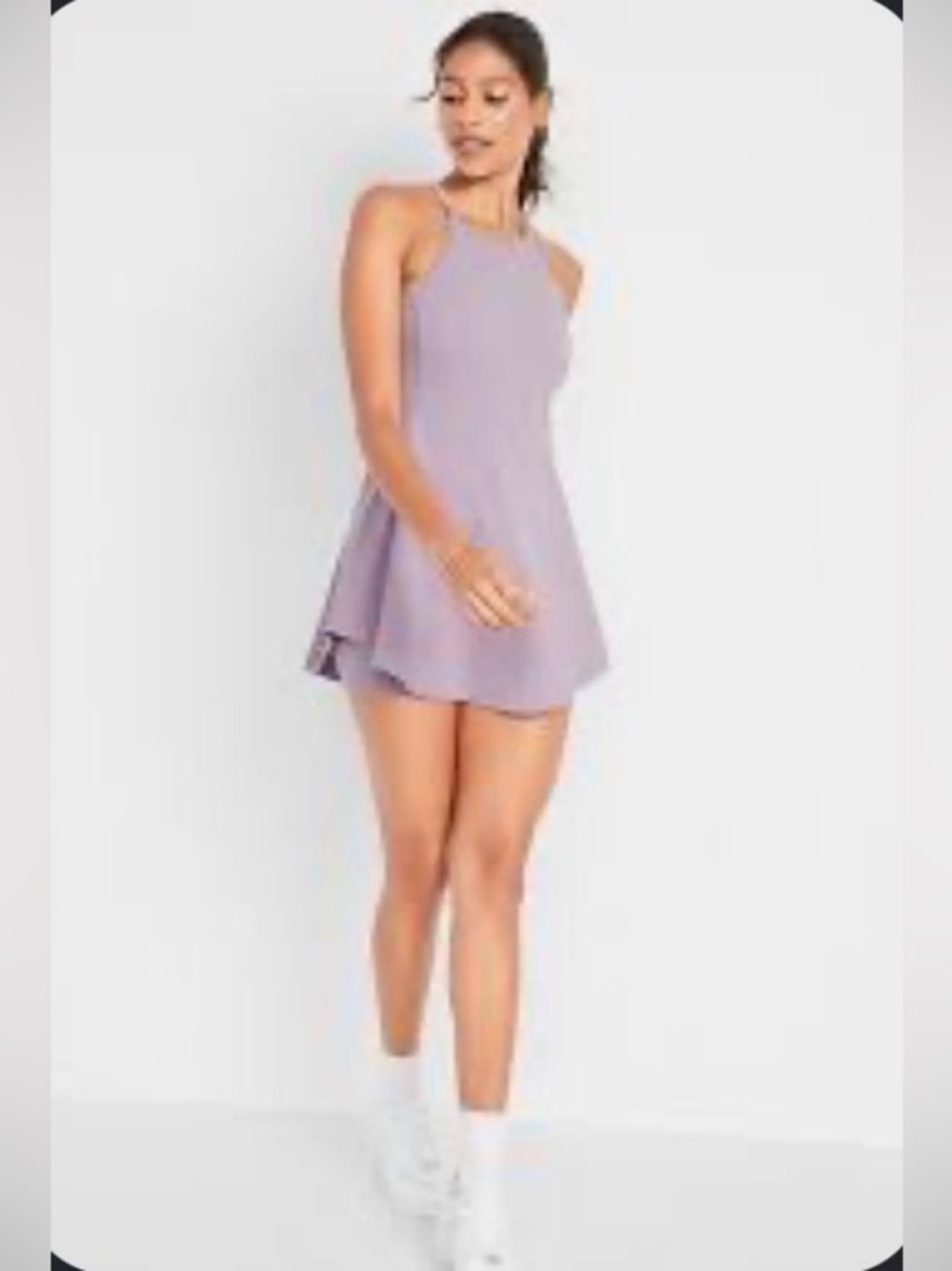 EUC OLD NAVY Women's
Sleeveless PowerSoft 2-in-1
Performance Mini Skort Dress